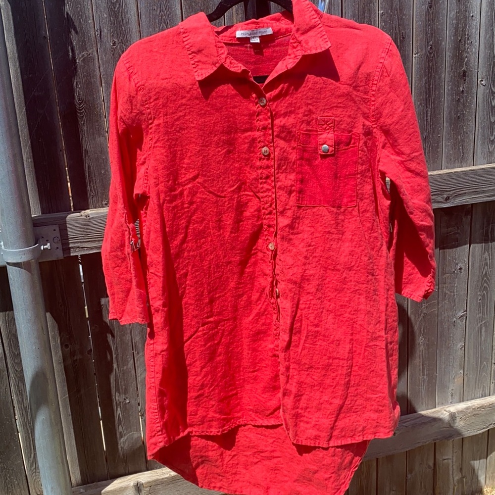 People like Frank Linen blouse size 10